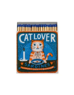 Allumettes Cat Lover Sardines By The Printed Peanut - The Archivist