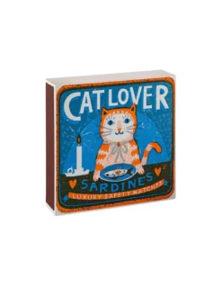Allumettes Cat Lover Sardines By The Printed Peanut - The Archivist -Magasin De Bougies Parfumées Pour La Maison allumettes cat lover sardines by the printed peanut the archivist 3
