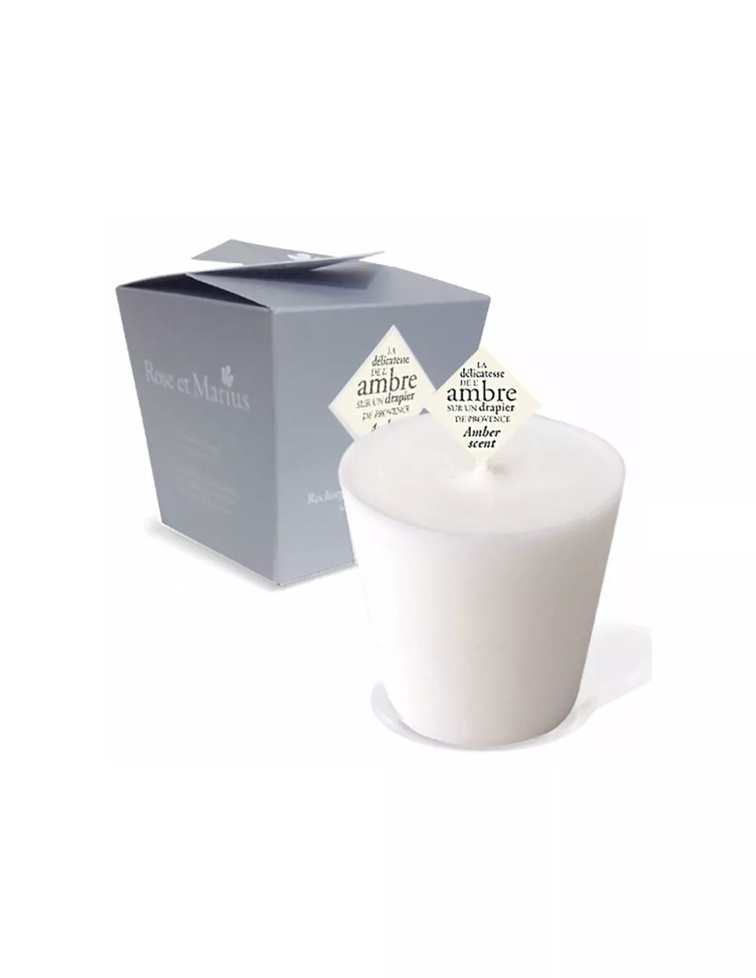Ambre - Recharge Bougie Parfumée Rose Et Marius 3 Ambre - Recharge Bougie Parfumée Rose Et Marius