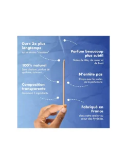 Bloom Blue Bird - 40 Bâtons D'encens Copal, Tonka Et Vanille -Magasin De Bougies Parfumées Pour La Maison blue bird 40 batons d encens copal tonka et vanille 2