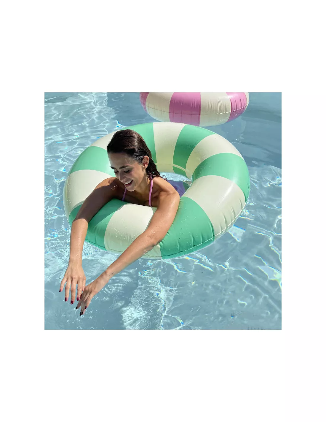 Bouée Menthe - Petites Pommes 45-60-90-120cm 4 Bouée Menthe - Petites Pommes 45-60-90-120cm – Image 2