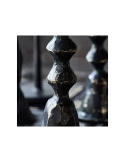 Bougeoir 12 Cm Mero Metal Noir - House Doctor -Magasin De Bougies Parfumées Pour La Maison bougeoir 12 cm mero metal noir house doctor 4