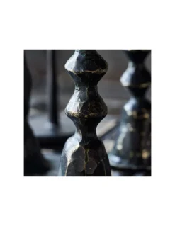 Bougeoir 14 Cm Mero Metal Noir - House Doctor -Magasin De Bougies Parfumées Pour La Maison bougeoir 14 cm mero metal noir house doctor 3