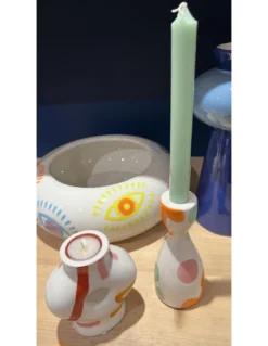 Bougeoir Céramique Olivia - Groovy Graphics -Magasin De Bougies Parfumées Pour La Maison bougeoir ceramique olivia groovy graphics 3