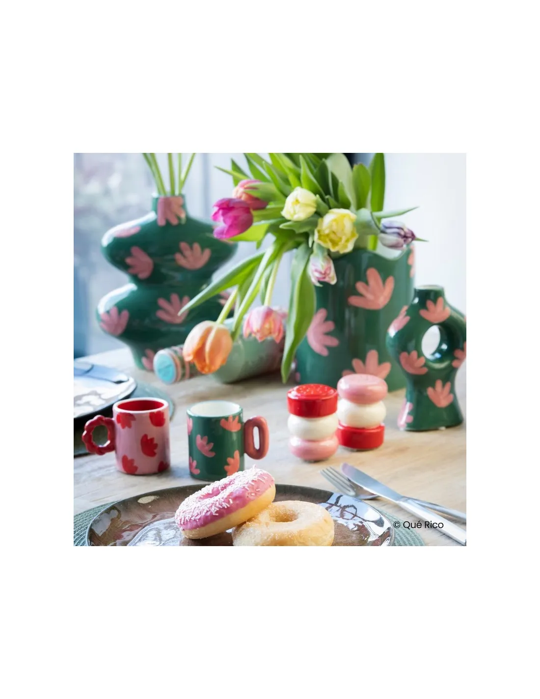 Bougeoir Céramique Pilar - Flower Fantasia 4 Bougeoir Céramique Pilar - Flower Fantasia – Image 2