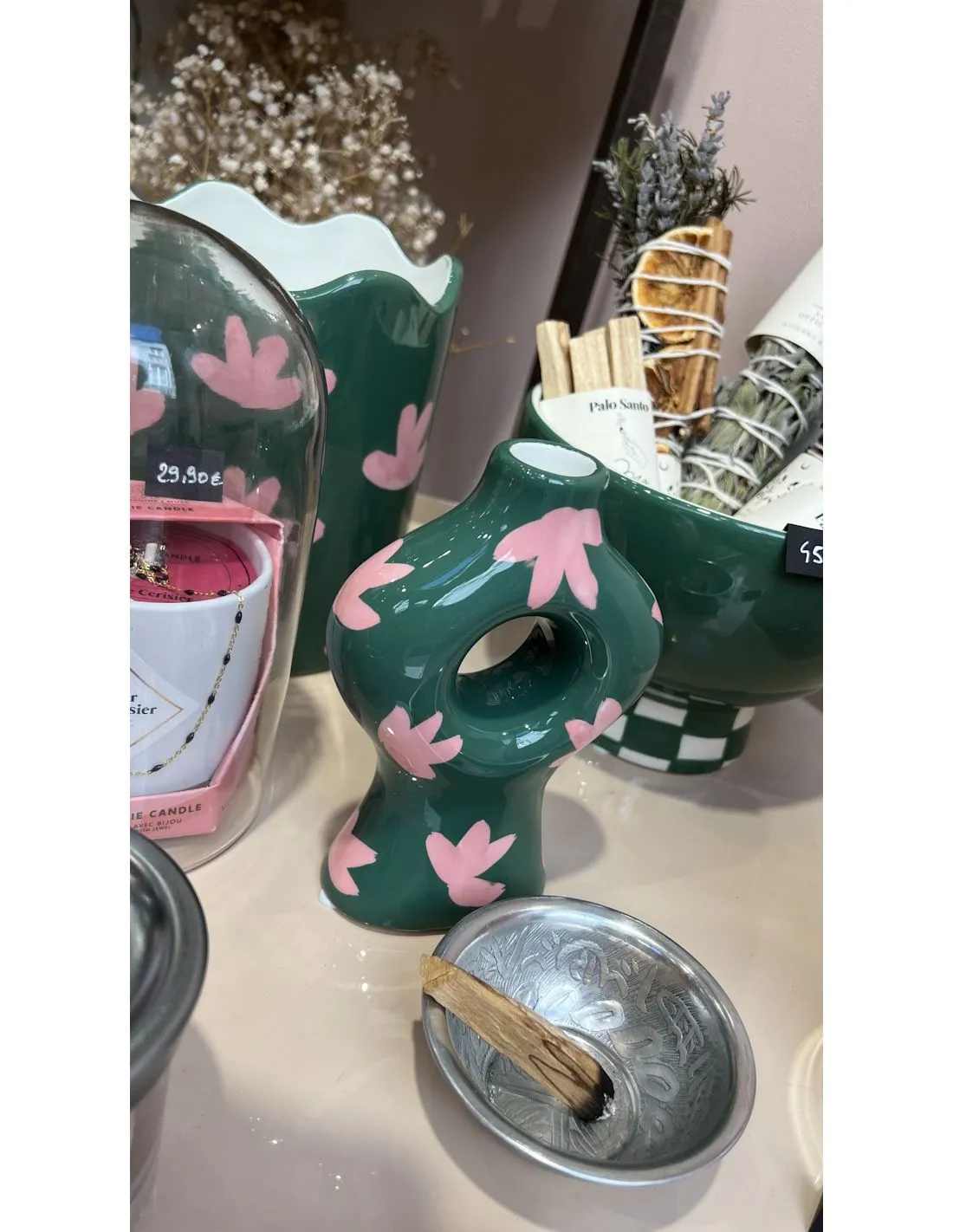 Bougeoir Céramique Pilar - Flower Fantasia 5 Bougeoir Céramique Pilar - Flower Fantasia – Image 3