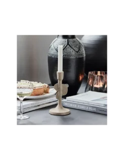 Bougeoir Donna Beige 20cm - House Doctor -Magasin De Bougies Parfumées Pour La Maison bougeoir donna beige 20cm house doctor 2