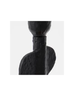 Bougeoir Donna Noir 20cm - House Doctor -Magasin De Bougies Parfumées Pour La Maison bougeoir donna noir 20cm house doctor 1