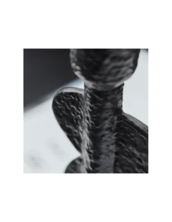 Bougeoir Donna Noir 20cm - House Doctor -Magasin De Bougies Parfumées Pour La Maison bougeoir donna noir 20cm house doctor 3