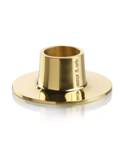 Bougeoir MEDIUM Laiton Brillant - Ester & Erik