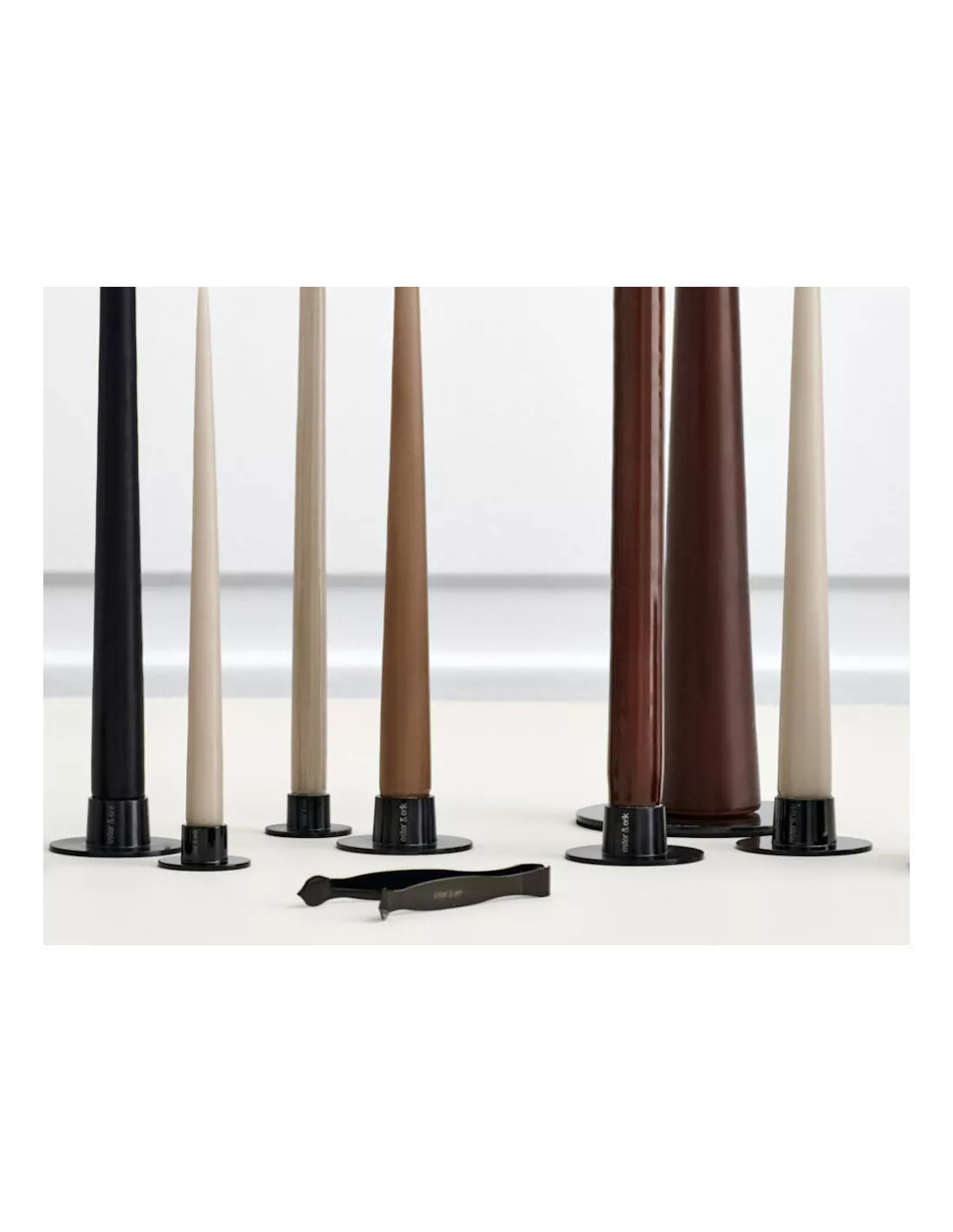 Bougeoir MEDIUM Noir Brillant - Ester & Erik 4 Bougeoir MEDIUM Noir Brillant - Ester & Erik – Image 2