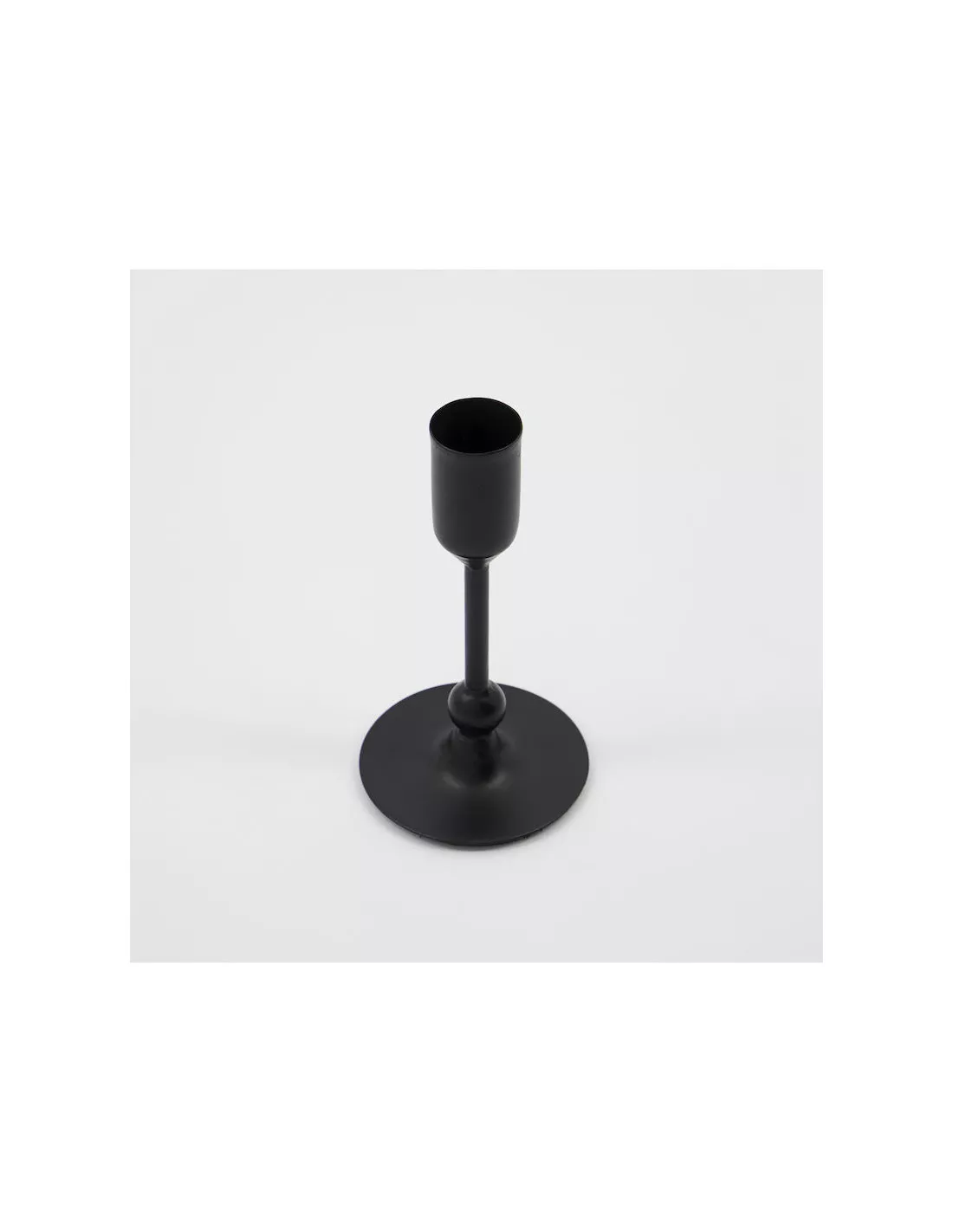 Bougeoir Folk Metal Noir 12cm - House Doctor 4 Bougeoir Folk Metal Noir 12cm - House Doctor – Image 2