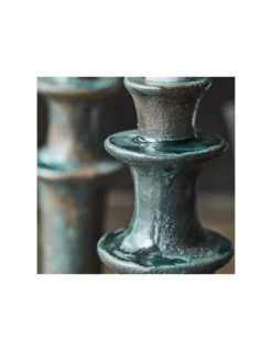 Bougeoir HDRaag Vert - House Doctor -Magasin De Bougies Parfumées Pour La Maison bougeoir hdraag vert house doctor 3