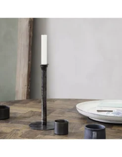 House Doctor Bougeoir Latuna Métal Noir 27 Cm -Magasin De Bougies Parfumées Pour La Maison bougeoir latuna metal noir 27 cm 3