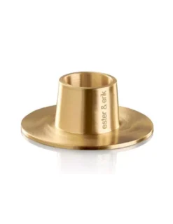 Bougeoir MEDIUM Laiton Mat - Ester & Erik