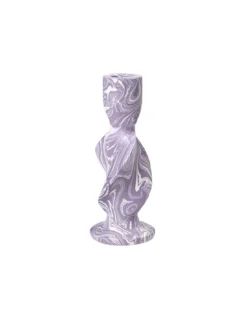 Broste Copenhagen Bougeoir Twist - Lilas