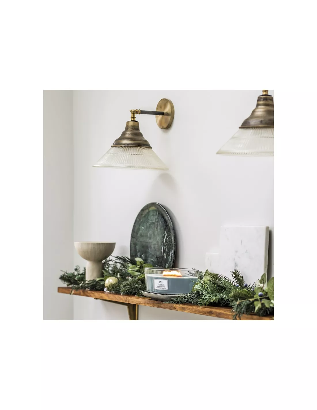 WoodWick Bougie Cachemire Et Conifère - Ellipse 4 WoodWick Bougie Cachemire Et Conifère - Ellipse – Image 2