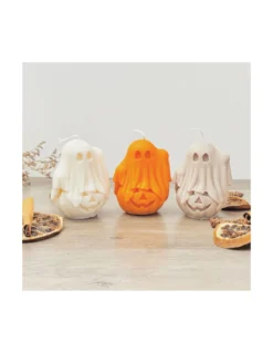 Bougie Fantôme Citrouille Halloween - Pumpkin Spiced -Magasin De Bougies Parfumées Pour La Maison bougie fantome citrouille halloween pumpkin spiced 5