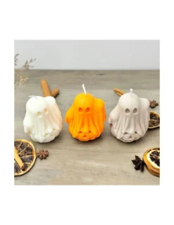 Bougie Fantôme Citrouille Halloween - Pumpkin Spiced -Magasin De Bougies Parfumées Pour La Maison bougie fantome citrouille halloween pumpkin spiced 7