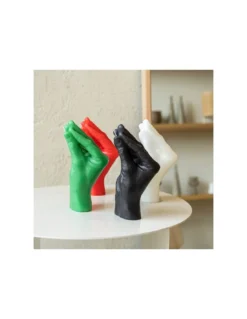 Bougie Geste Italien Candlehand - Noir -Magasin De Bougies Parfumées Pour La Maison bougie geste italien candlehand noir 2