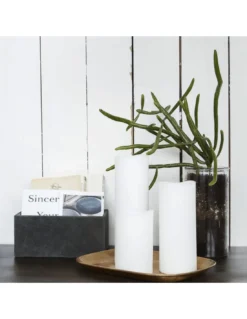 House Doctor Bougie Led Blanche - 12.5cm -Magasin De Bougies Parfumées Pour La Maison bougie led blanche 125cm 3