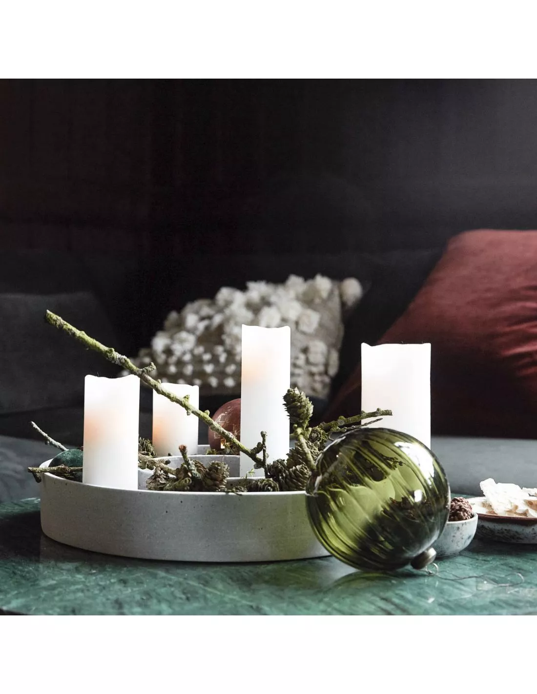 House Doctor Bougie Led Blanche Fine - 12.5cm 4 House Doctor Bougie Led Blanche Fine - 12.5cm – Image 2