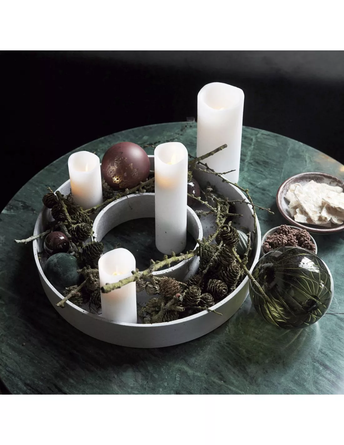 House Doctor Bougie Led Blanche Fine - 12.5cm 6 House Doctor Bougie Led Blanche Fine - 12.5cm – Image 4