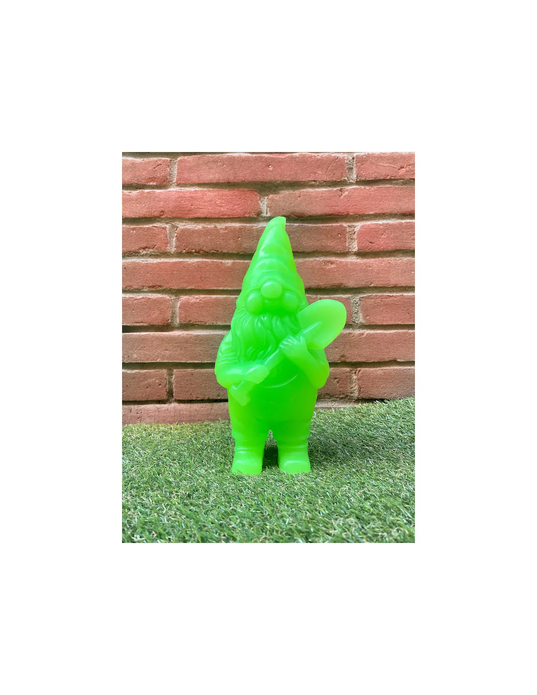 Bougie Nain De Jardin - Vert Fluo - Ciergerie Des Prémontrés 4 Bougie Nain De Jardin - Vert Fluo - Ciergerie Des Prémontrés – Image 2