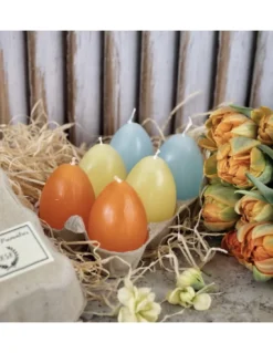 Bougie Oeuf De Pâques - Ciel - Ciergerie Des Prémontrés -Magasin De Bougies Parfumées Pour La Maison bougie oeuf de paques ciel ciergerie des premontres 1