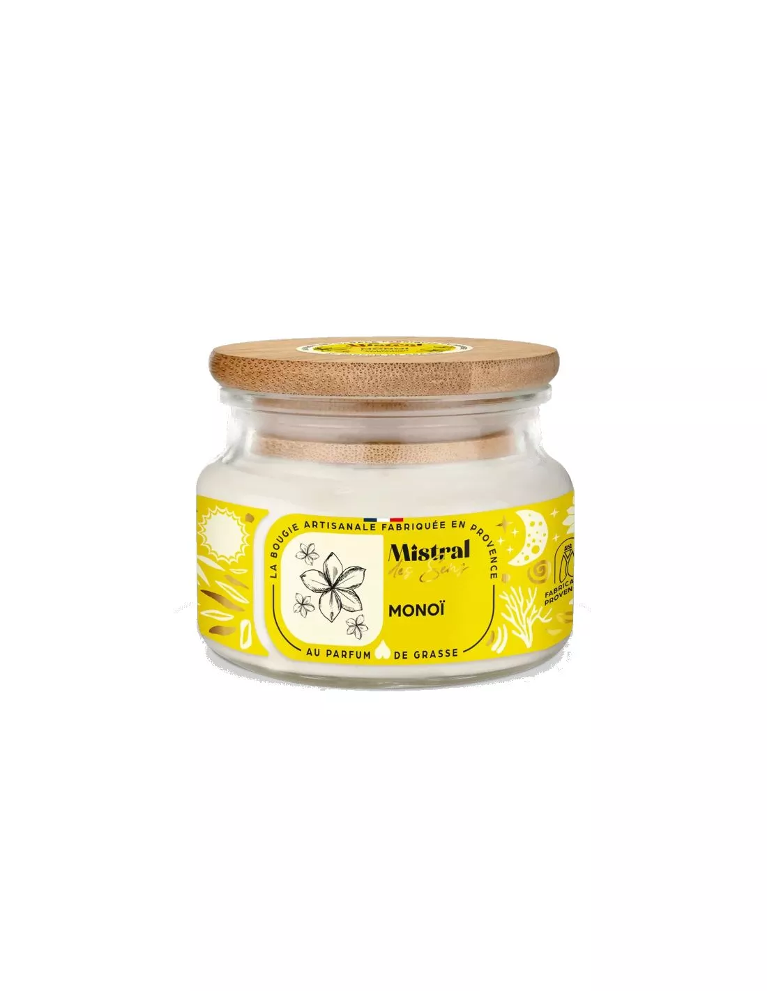 Bougie Parfumée - Moyenne Monoï 3 Bougie Parfumée - Moyenne Monoï