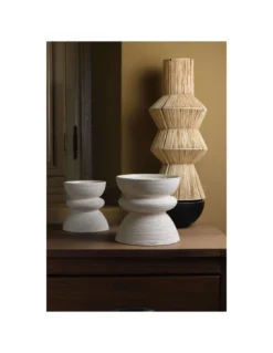 Bougie Tam Tam Strié Blanc Musc -Magasin De Bougies Parfumées Pour La Maison bougie tam tam strie blanc musc 1