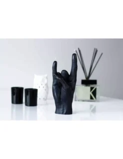 Bougie You Rock - Noir -Magasin De Bougies Parfumées Pour La Maison bougie you rock noir 4
