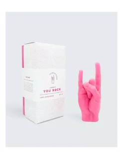 Bougie You Rock - Rose 7 Bougie You Rock - Rose -Magasin De Bougies Parfumées Pour La Maison bougie you rock rose 2