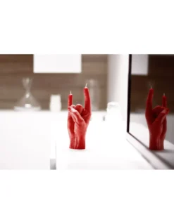 Bougie You Rock - Rouge -Magasin De Bougies Parfumées Pour La Maison bougie you rock rouge 3