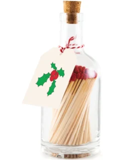 Bouteille D'allumettes - Holly Bottle - The Archivist