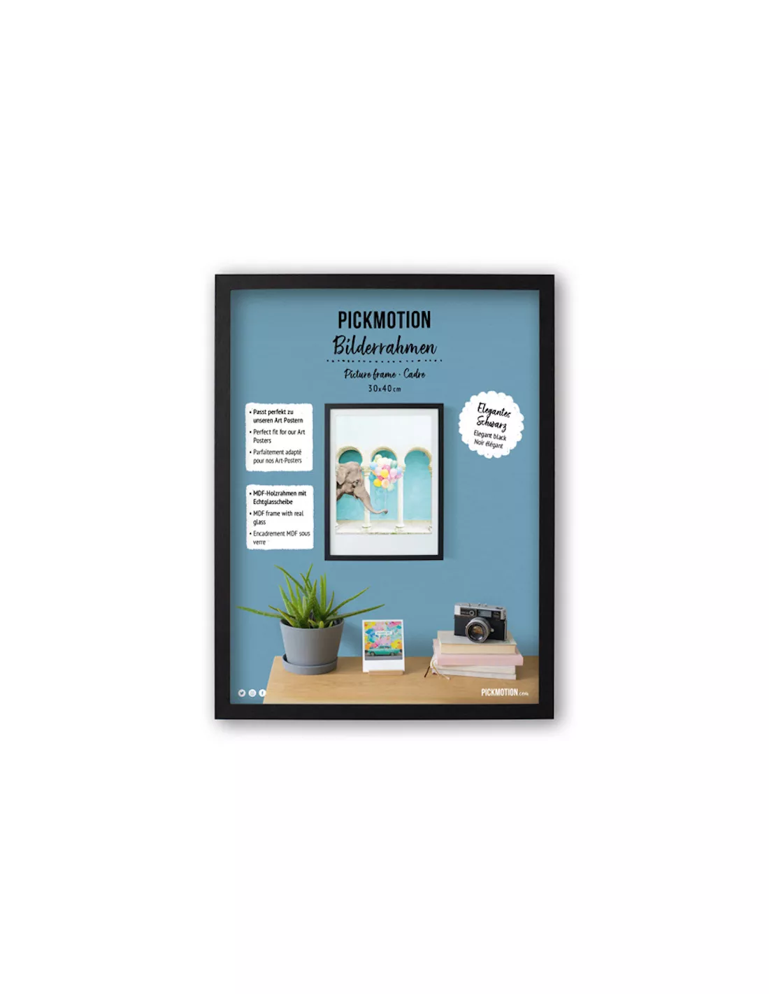 Cadre 30 X 40 Cm - Noir 3 Cadre 30 X 40 Cm - Noir