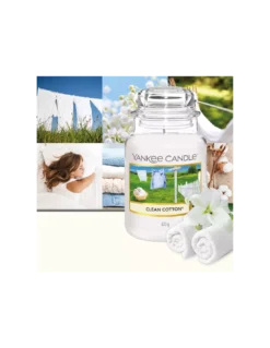 Yankee Candle Car Jar Clean Cotton -Magasin De Bougies Parfumées Pour La Maison car jar clean cotton 4