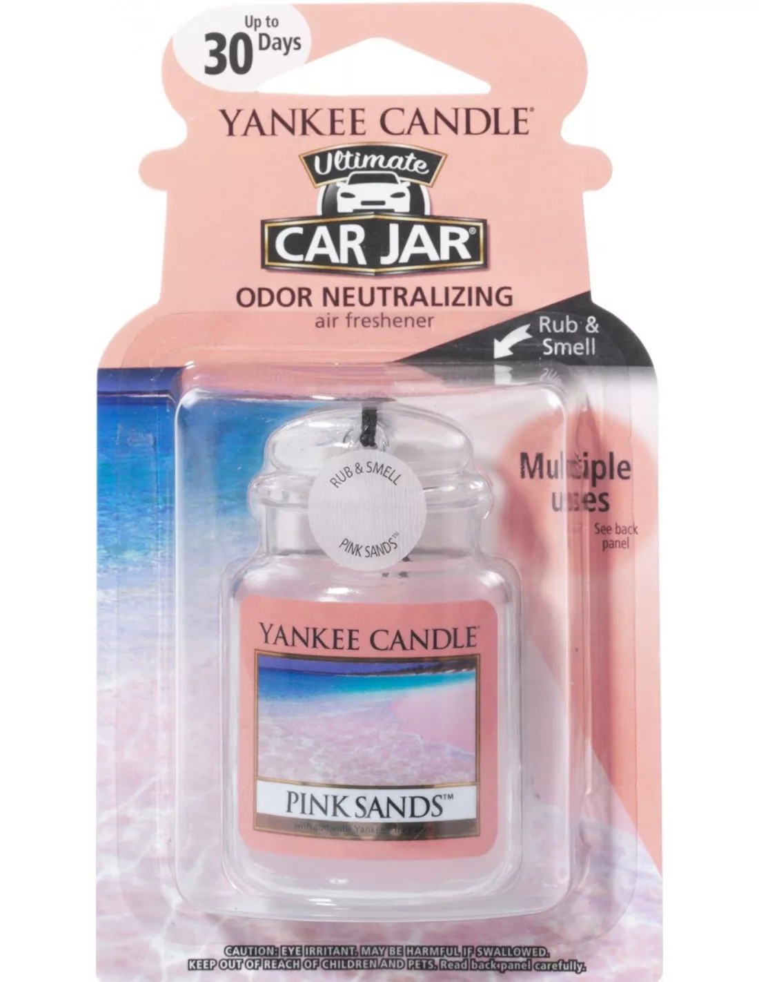 Yankee Candle Car Jar Pink Sand - Sables Roses 3 Yankee Candle Car Jar Pink Sand - Sables Roses