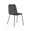 Chaise Osier Hapur Noire - House Doctor -Magasin De Bougies Parfumées Pour La Maison chaise osier hapur noire house doctor