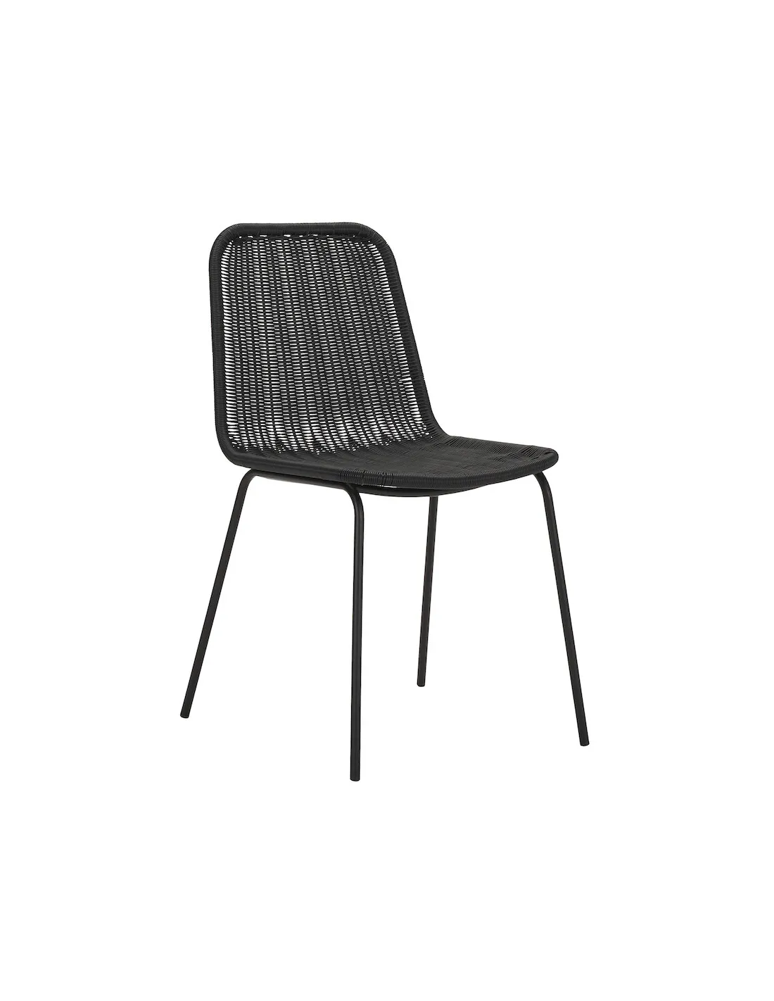 Chaise Osier Hapur Noire - House Doctor 3 Chaise Osier Hapur Noire - House Doctor