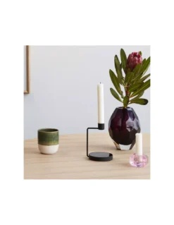 Chandelier Métal Et Verre Noir -Magasin De Bougies Parfumées Pour La Maison chandelier metal et verre noir 1