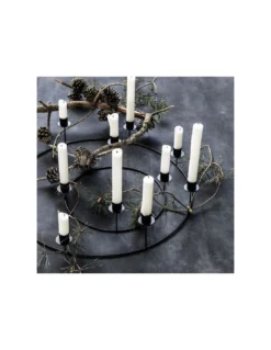 Chandelier Rond 4 Cierges - House Doctor -Magasin De Bougies Parfumées Pour La Maison chandelier rond 4 cierges house doctor 2