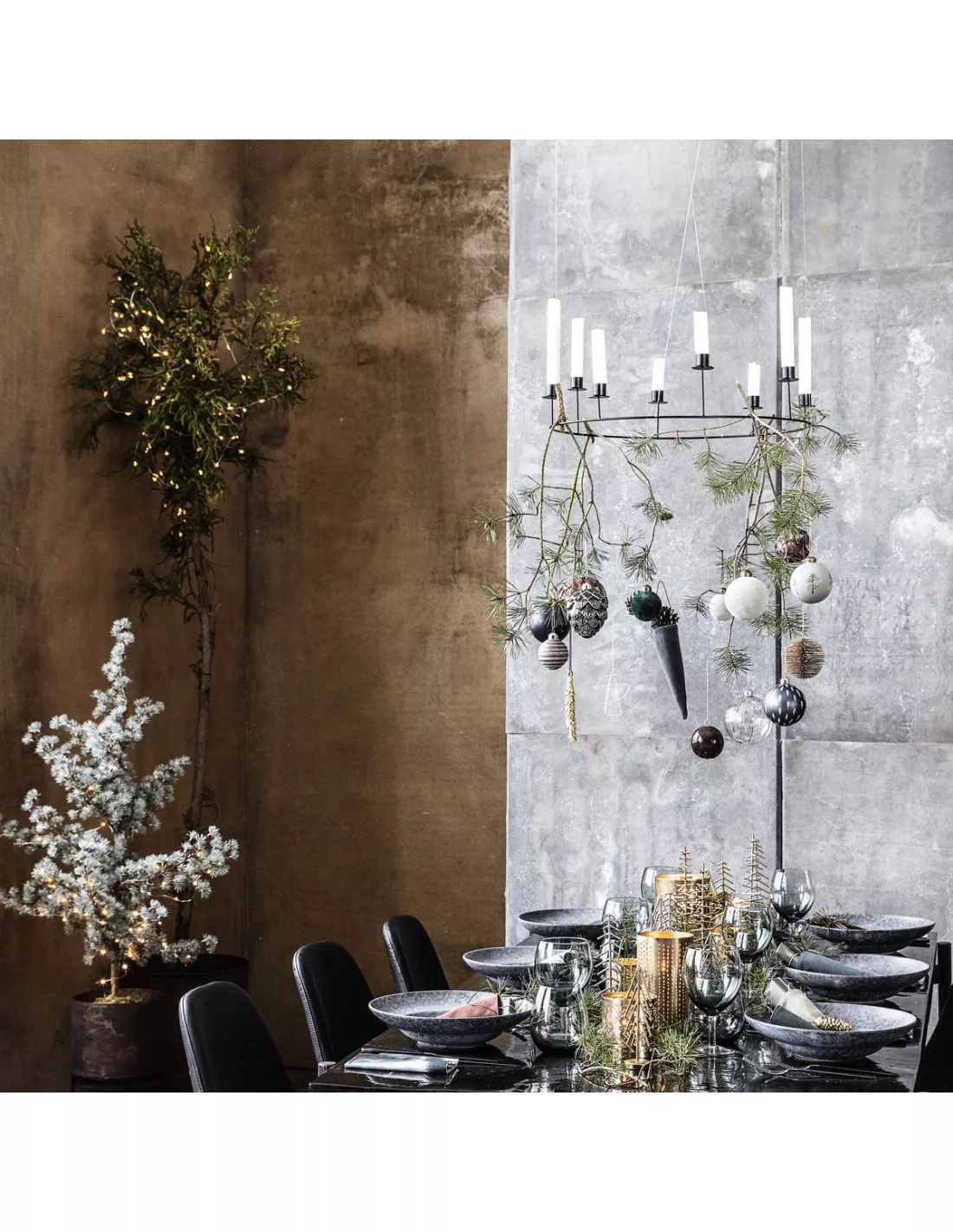 Chandelier Rond 8 Cierges - House Doctor 4 Chandelier Rond 8 Cierges - House Doctor – Image 2