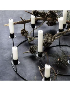 Chandelier Rond 8 Cierges - House Doctor 8 Chandelier Rond 8 Cierges - House Doctor -Magasin De Bougies Parfumées Pour La Maison chandelier rond 8 cierges house doctor 2