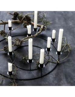 Chandelier Rond 8 Cierges - House Doctor 9 Chandelier Rond 8 Cierges - House Doctor -Magasin De Bougies Parfumées Pour La Maison chandelier rond 8 cierges house doctor 3