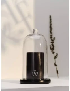 Cloche En Verre 20 Cm Avec Bouton Et Support -Magasin De Bougies Parfumées Pour La Maison cloche en verre 20 cm avec bouton et support 2