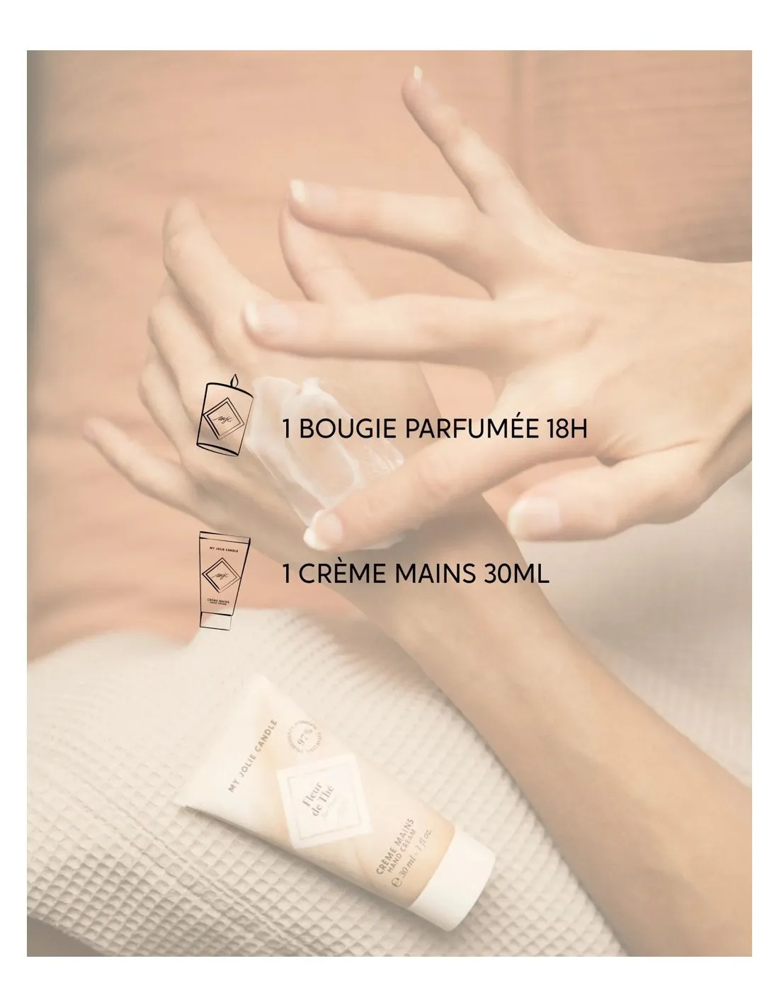 Coffret Bougie Et Crème Fleur De Thé 6 Coffret Bougie Et Crème Fleur De Thé – Image 4