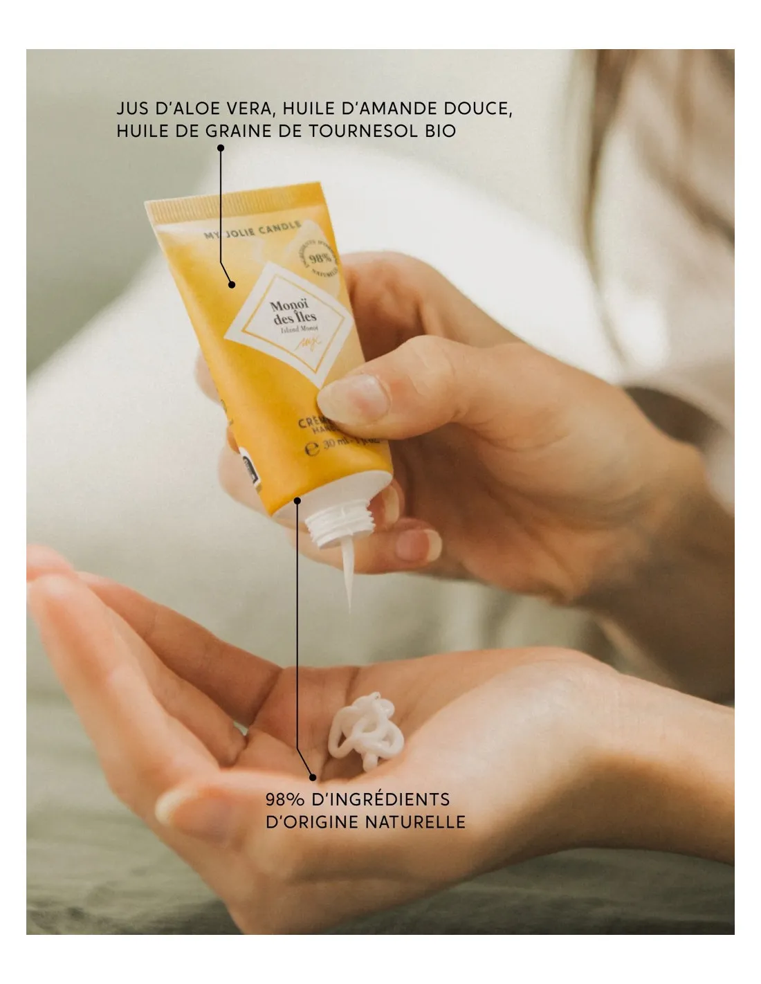Coffret Bougie Et Crème Monoi 4 Coffret Bougie Et Crème Monoi – Image 2