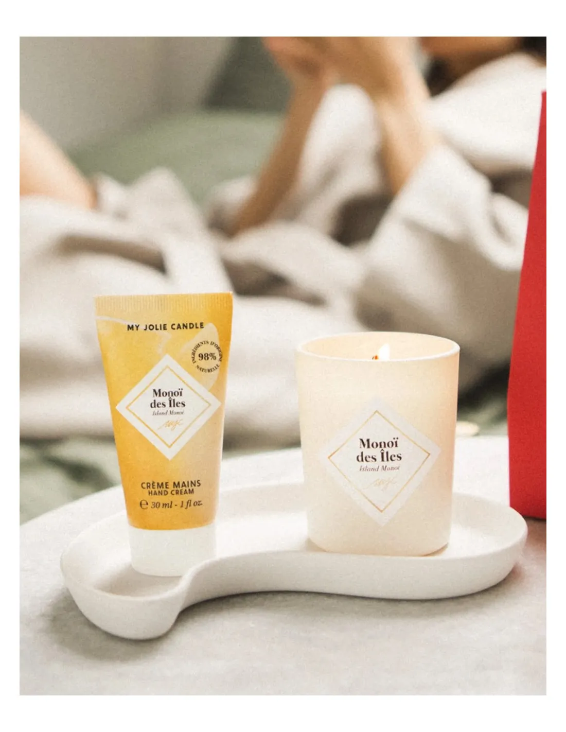 Coffret Bougie Et Crème Monoi 5 Coffret Bougie Et Crème Monoi – Image 3