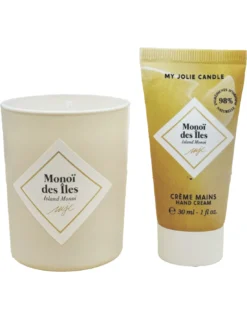 Coffret Bougie Et Crème Monoi